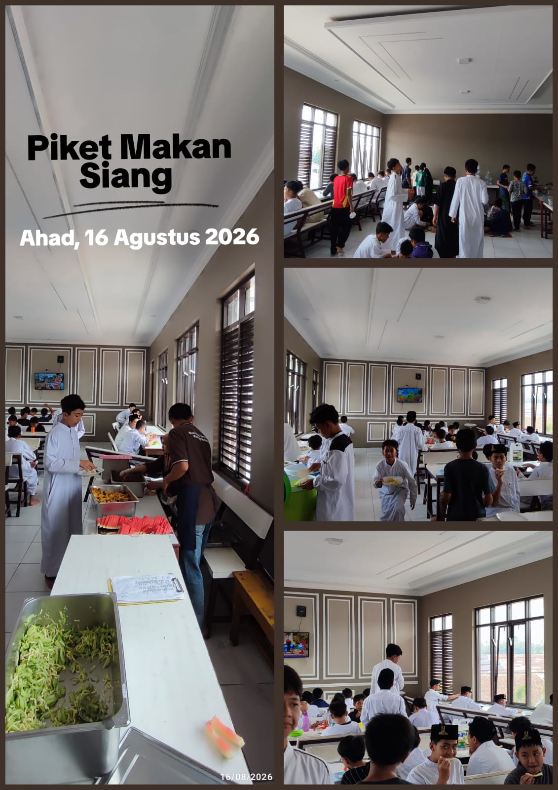 Kegiatan Makan malam dan siang